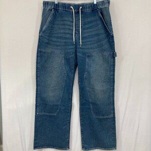 New True Religion Jeans size 36 x 32 Vinny Ultra Baggy Carpenter Double Knee